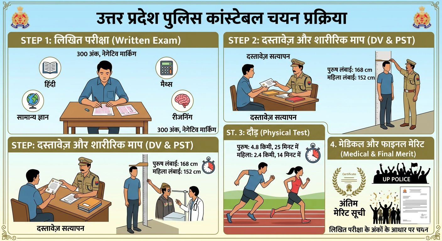 UP police constable 2026: सम्पूर्ण जानकारी (Syllabus, Cut-off & Job Profile)